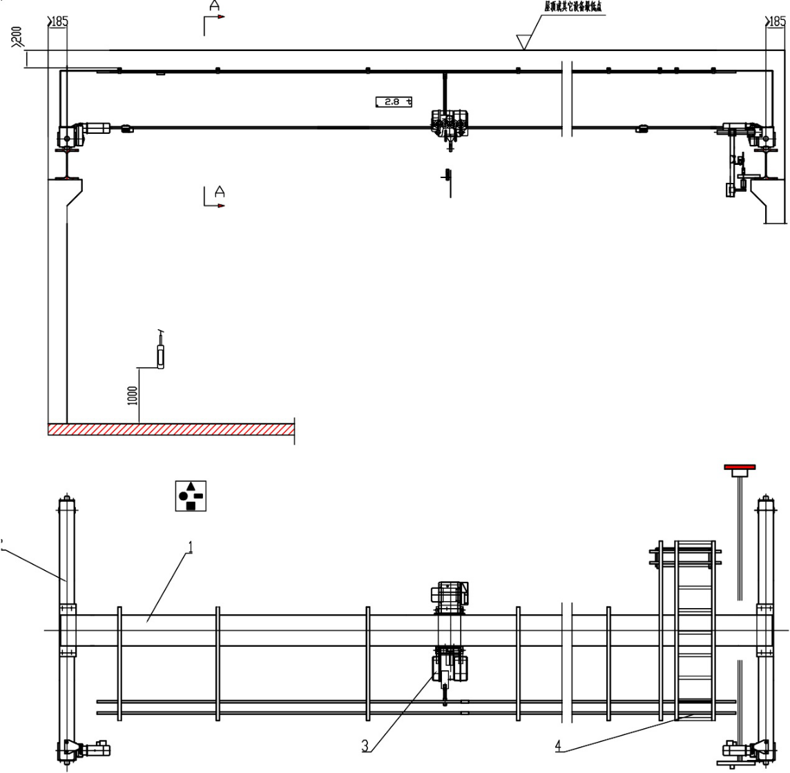 5T歐式單主梁橋式起重機 5T歐式單主梁橋式起重機