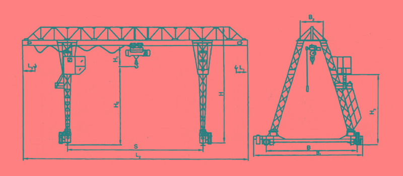 MH桁架門式起重機 MH桁架門式起重機