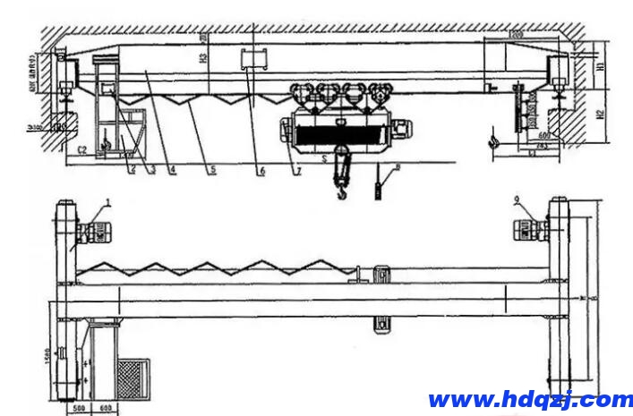 單梁行車怎么調剎車踏板?電動葫蘆剎車踏板調節方式