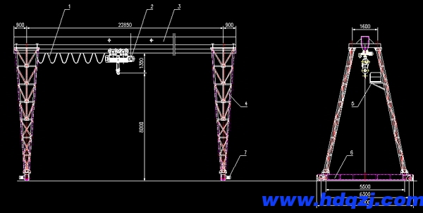 上包下花龍門吊 上包下花龍門吊